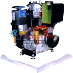 Single Cylinder Four Stroke Diesel Engine With Hand-Crank Operation